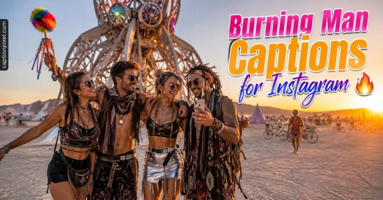 Burning Man Captions
