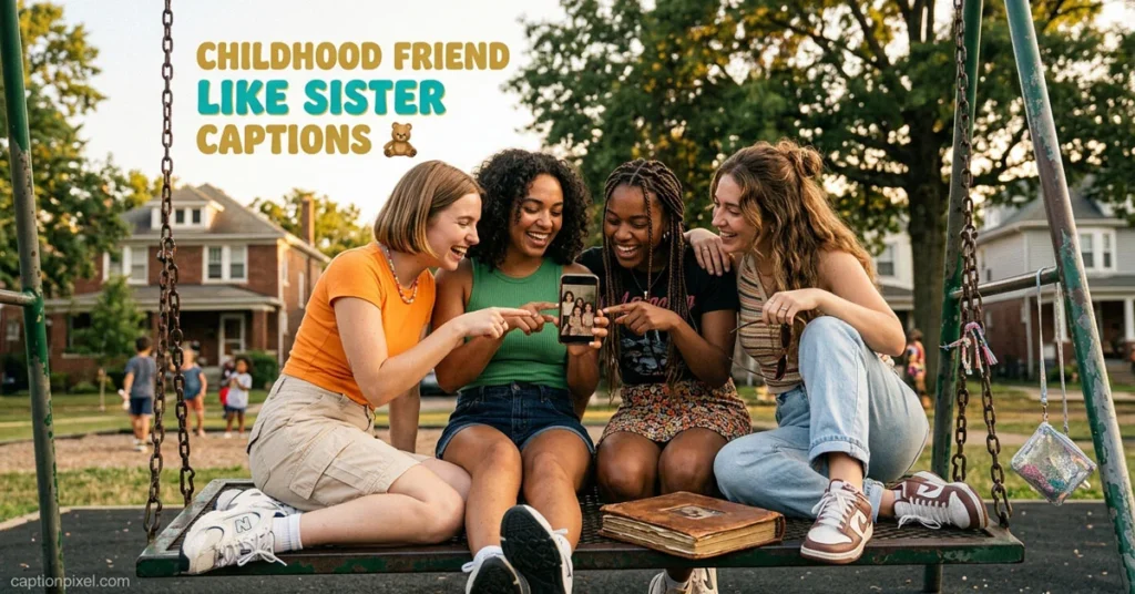 Childhood Friend Like Sister Captions