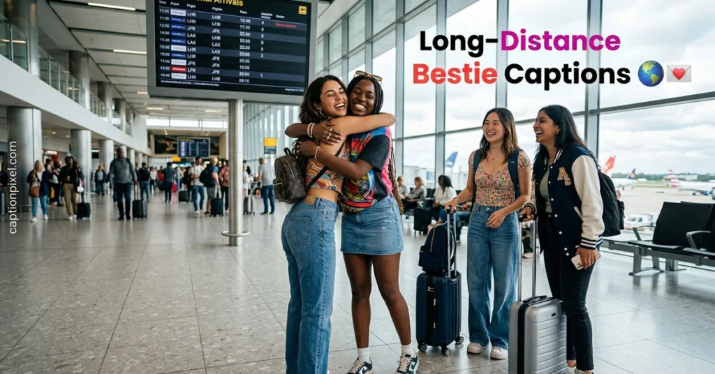 Long-Distance Bestie Captions
